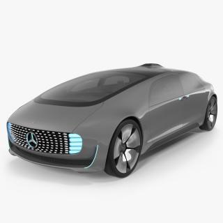 3D Autonomous Concept Car Mercedes Benz F015