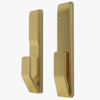 3D model Smart Lock Gold