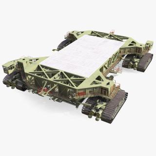 Mobile Launcher Platform Crawler Rigged 3D model