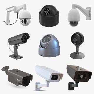 3D model CCTV Cameras Collection 5