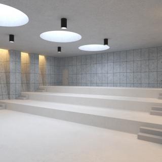 Empty Assembly Hall 3D model