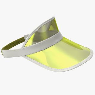 3D Clear Colored Plastic Sun Visor