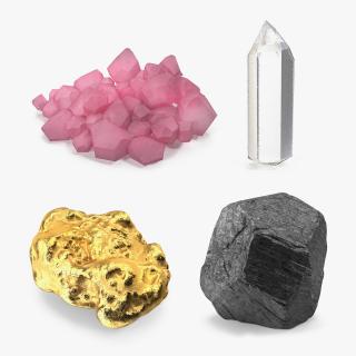 3D Minerals Collection 2