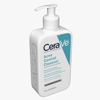 3D model CeraVe Cleanser Dispenser Bottle 236 ml Aquamarine