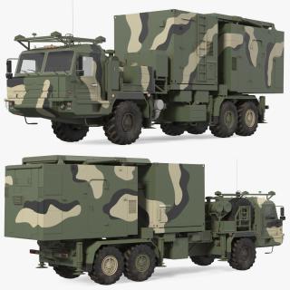 3D Multi Function Mobile Tracking Radar Vityaz 50R6 Camo model