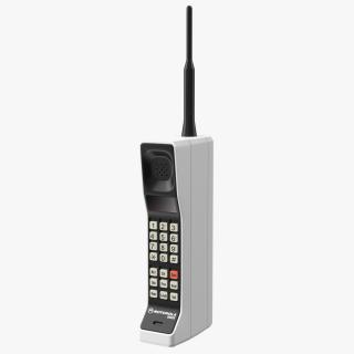 3D Motorola DynaTAC 8000X Vintage Mobile Phone model