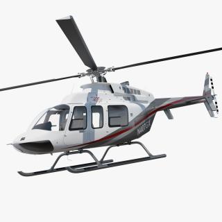 3D model Bell 407 GX Utility Helicopter