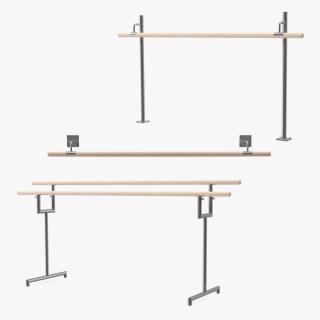 Ballet Barres Collection 3D model