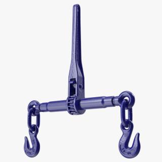 Ratchet Load Binder Blue 3D model