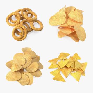 3D Snack Food Collection 2 model