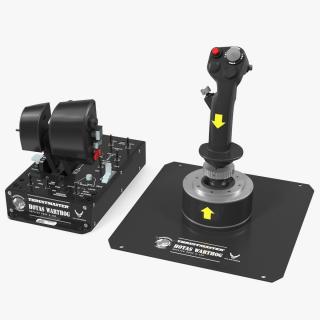 UAV Ground Control Station Thrustmaster Joysticks 3D model