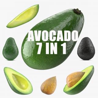 3D model Avocado Collection 2