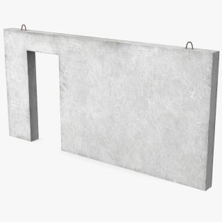 Concrete Panel Door 3D model