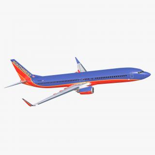3D Boeing 737-900 Southwest Airlines model