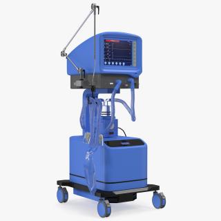 3D model ICU Ventilator Machine Generic