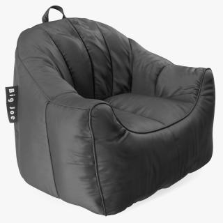 Big Joe Hug Bean Bag Chair Black 3D