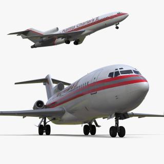 3D Charter Boeing 727-100 Kalitta Charters Rigged