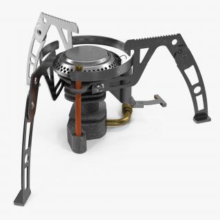 Folding Portable Camping Gas Stove 3D model