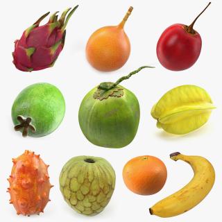 3D Exotic Fruits Collection 4