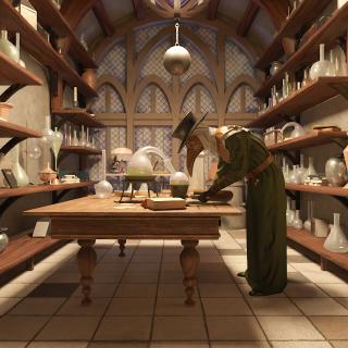 3D model Alchemist in Laboratory 2