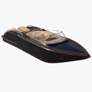 3D model Small Motorboat