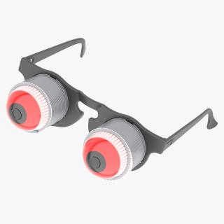 3D Pop Out Eyeball Glasses model