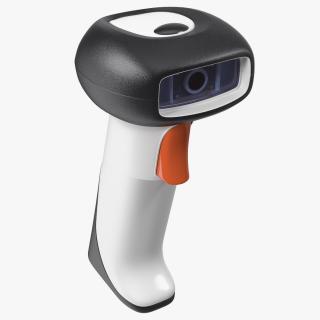 Handheld Barcode Scanner 3D model