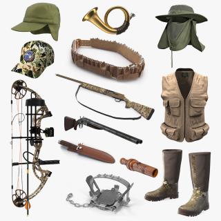 3D model Hunting Equipment Collection 7