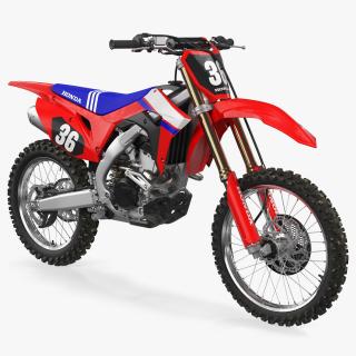 3D Motocross Bike Honda CRF250R 2019 model