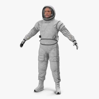 Astronaut in Spacesuit 3D