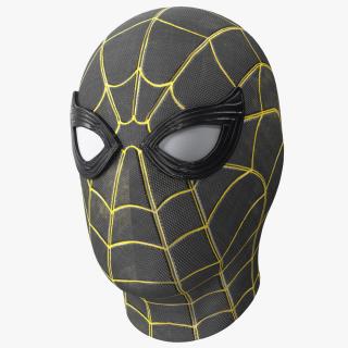 Spiderman Black Suit Helmet 3D