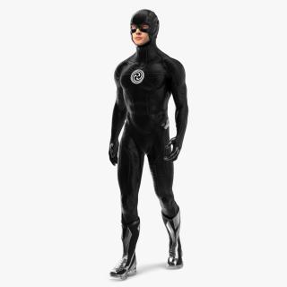 Masked Superhero Walking Pose 3D model