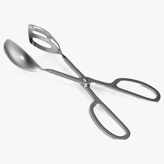 Serving Tongs Stainless Steel(1) 3D