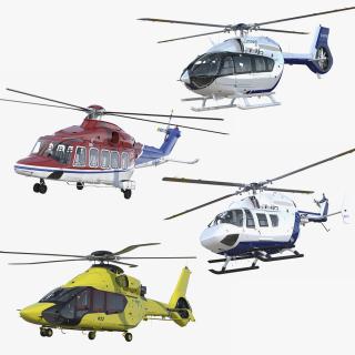 Private Helicopters Collection 2 3D