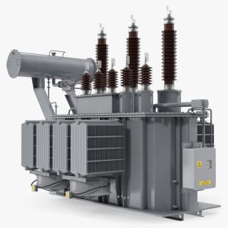 Overload Distribution Power Transformer 3D model