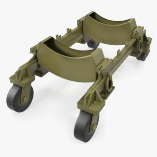 3D model Aerial Bomb Carriage