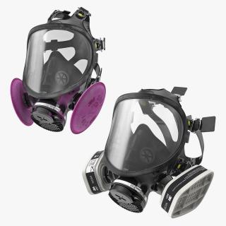 Respirators 3D Models Collection 3D