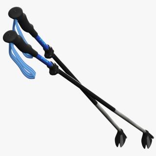 3D Adjustable Trekking Poles with Ergonomic Grips