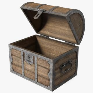 3D model Antique Wooden Chest