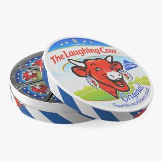 Laughing Cow Creamy Cheese Triangles Package 3D model