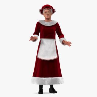 3D Mrs Claus Rigged