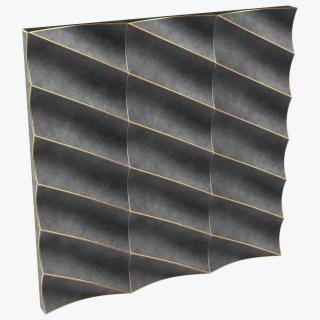 3D Wall Panel Half Pipe Metal