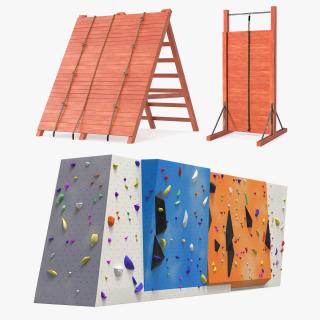 3D model Climbing Walls Collection