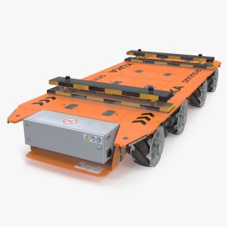 3D Dirty Orange Omnimove KUKA 2 model