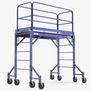 3D Rolling Scaffold Blue