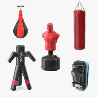 3D Punching Dummys Collection 2 model