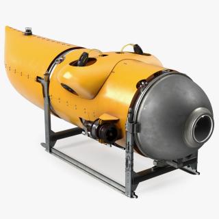 3D model Modern Touristic Submarine New