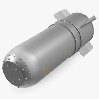 Steel B41 Nuclear Bomb 2 3D model