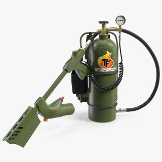 3D Throwflame XL18 Flamethrower model