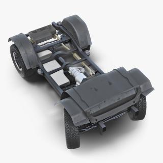 3D model 4x4 Chassis Rigged 2